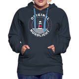 Nordlicht - Frauen Premium Hoodie - Navy