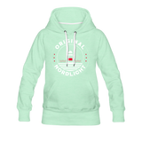 Nordlicht - Frauen Premium Hoodie - helles Mintgrün