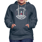 Nordlicht - Frauen Premium Hoodie - Jeansblau