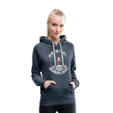 Nordlicht - Frauen Premium Hoodie - Jeansblau