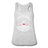 Nordlicht - Federleichtes Frauen Tank Top - Grau meliert