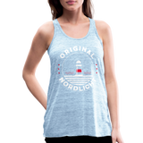 Nordlicht - Federleichtes Frauen Tank Top - Blau meliert