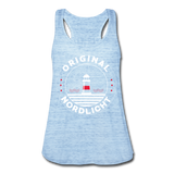 Nordlicht - Federleichtes Frauen Tank Top - Blau meliert