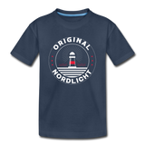 Nordlicht - Teenager Premium Bio T-Shirt - Navy