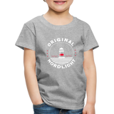 Nordlicht - Kinder Premium T-Shirt - Grau meliert