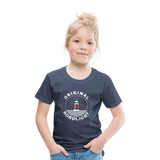 Nordlicht - Kinder Premium T-Shirt - Blau meliert