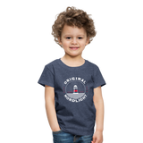 Nordlicht - Kinder Premium T-Shirt - Blau meliert