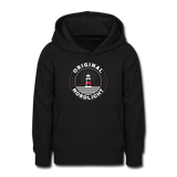 Nordlicht - Teenager Hoodie - Schwarz