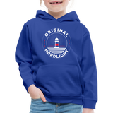 Nordlicht - Kinder Premium Hoodie - Royalblau