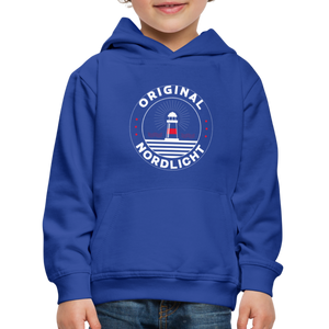 Nordlicht - Kinder Premium Hoodie - Jeansblau