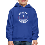 Nordlicht - Kinder Premium Hoodie - Royalblau