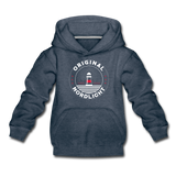 Nordlicht - Kinder Premium Hoodie - Jeansblau