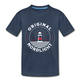 Nordlicht - Teenager Premium T-Shirt - Navy