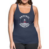 Nordlicht - Frauen Premium Tank Top - Navy