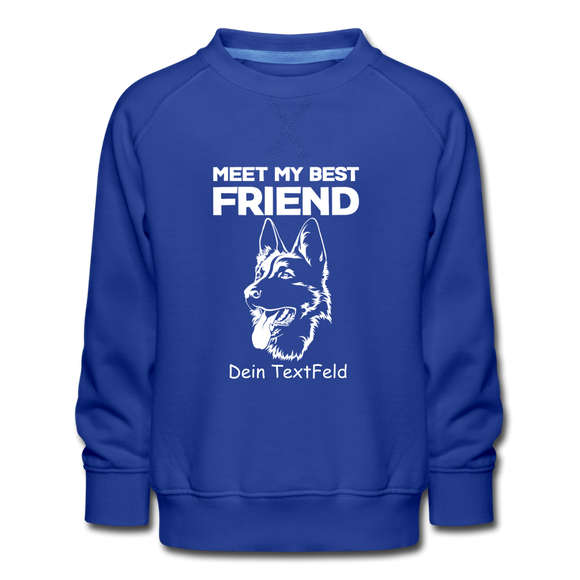 German Shepherd - Kinder Premium Pullover - Royalblau