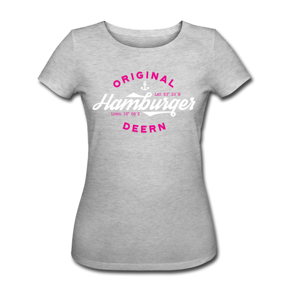 Hamburger Deern - Frauen Bio-T-Shirt von Stanley & Stella - Grau meliert