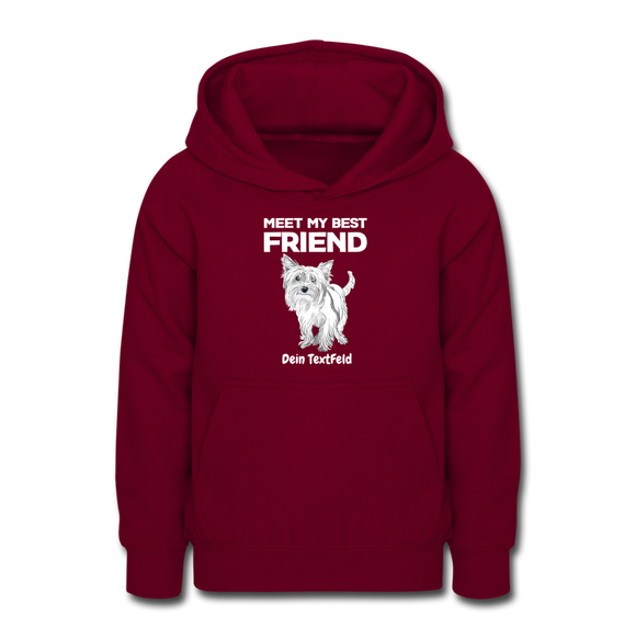 Yorkshire - Teenager Hoodie - Bordeaux