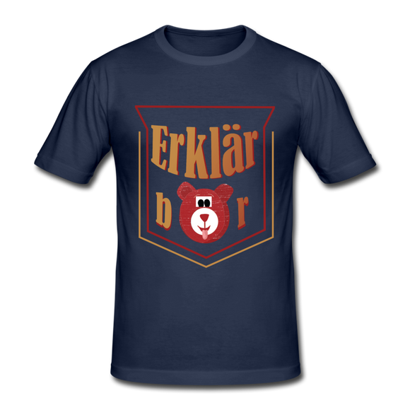 Erklärbär - Männer Gildan Heavy T-Shirt - Navy