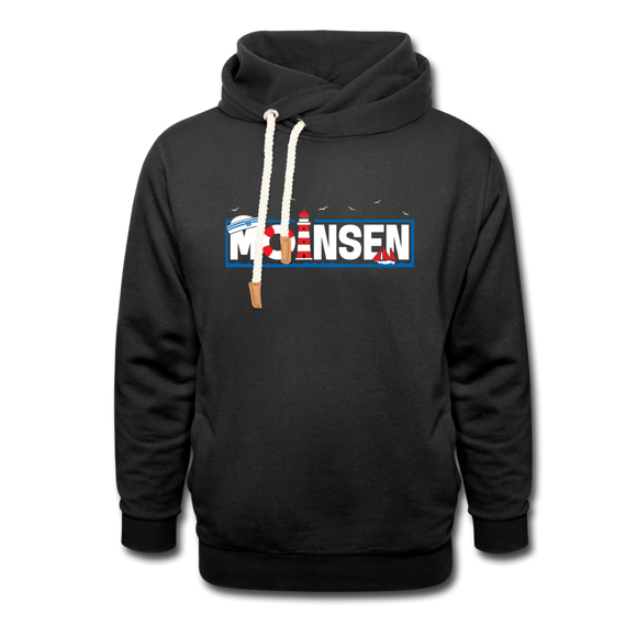 Moinsen - Männer Schalkragen Hoodie - Schwarz