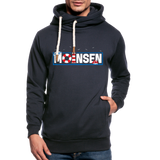 Moinsen - Männer Schalkragen Hoodie - Navy