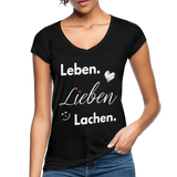 3L - Frauen Vintage T-Shirt - Schwarz