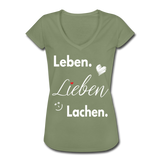 3L - Frauen Vintage T-Shirt - Oliv