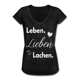 3L - Frauen Vintage T-Shirt - Anthrazit