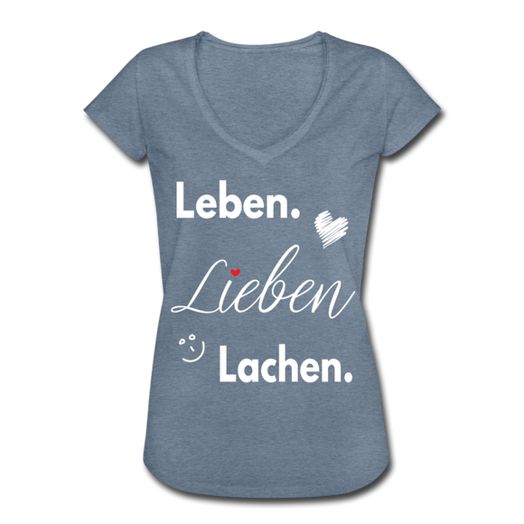 3L - Frauen Vintage T-Shirt - Vintage Denim