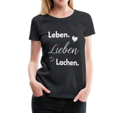 3L - Frauen Premium T-Shirt - Schwarz