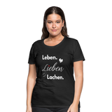 3L - Frauen Premium T-Shirt - Schwarz