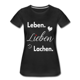 3L - Frauen Premium T-Shirt - Schwarz