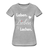 3L - Frauen Premium T-Shirt - Grau meliert