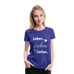 3L - Frauen Premium T-Shirt - Königsblau