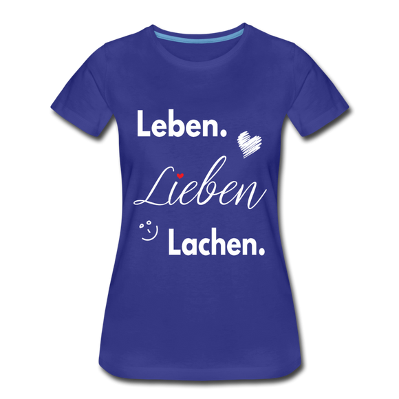 3L - Frauen Premium T-Shirt - Königsblau