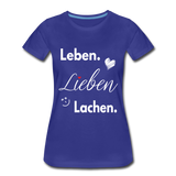 3L - Frauen Premium T-Shirt - Königsblau