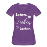 3L - Frauen Premium T-Shirt - Lila