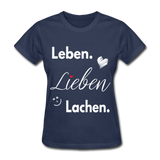 3L - Frauen Gildan Heavy T-Shirt - Navy