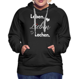 3L - Frauen Premium Hoodie - Schwarz