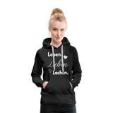 3L - Frauen Premium Hoodie - Schwarz