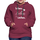 3L - Frauen Premium Hoodie - Bordeaux