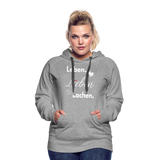 3L - Frauen Premium Hoodie - Grau meliert