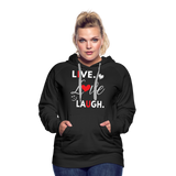 3L - Frauen Premium Hoodie - Schwarz