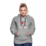 3L - Frauen Premium Hoodie - Grau meliert