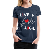 3L - Frauen Premium T-Shirt - Navy