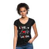 3L - Frauen Vintage T-Shirt - Anthrazit