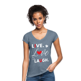 3L - Frauen Vintage T-Shirt - Vintage Denim