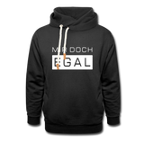 Mir Doch Egal - Frauen Schalkragen Hoodie - Schwarz