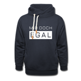 Mir Doch Egal - Frauen Schalkragen Hoodie - Navy