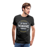 Nordsee Beaches - Männer Premium T-Shirt - Schwarz