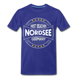 Nordsee Beaches - Männer Premium T-Shirt - Königsblau